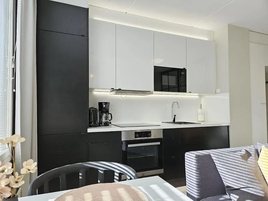 Apartment Modern One-Bedroom With Glazed Sun Balcony, 350M Metro Helsinki Finland